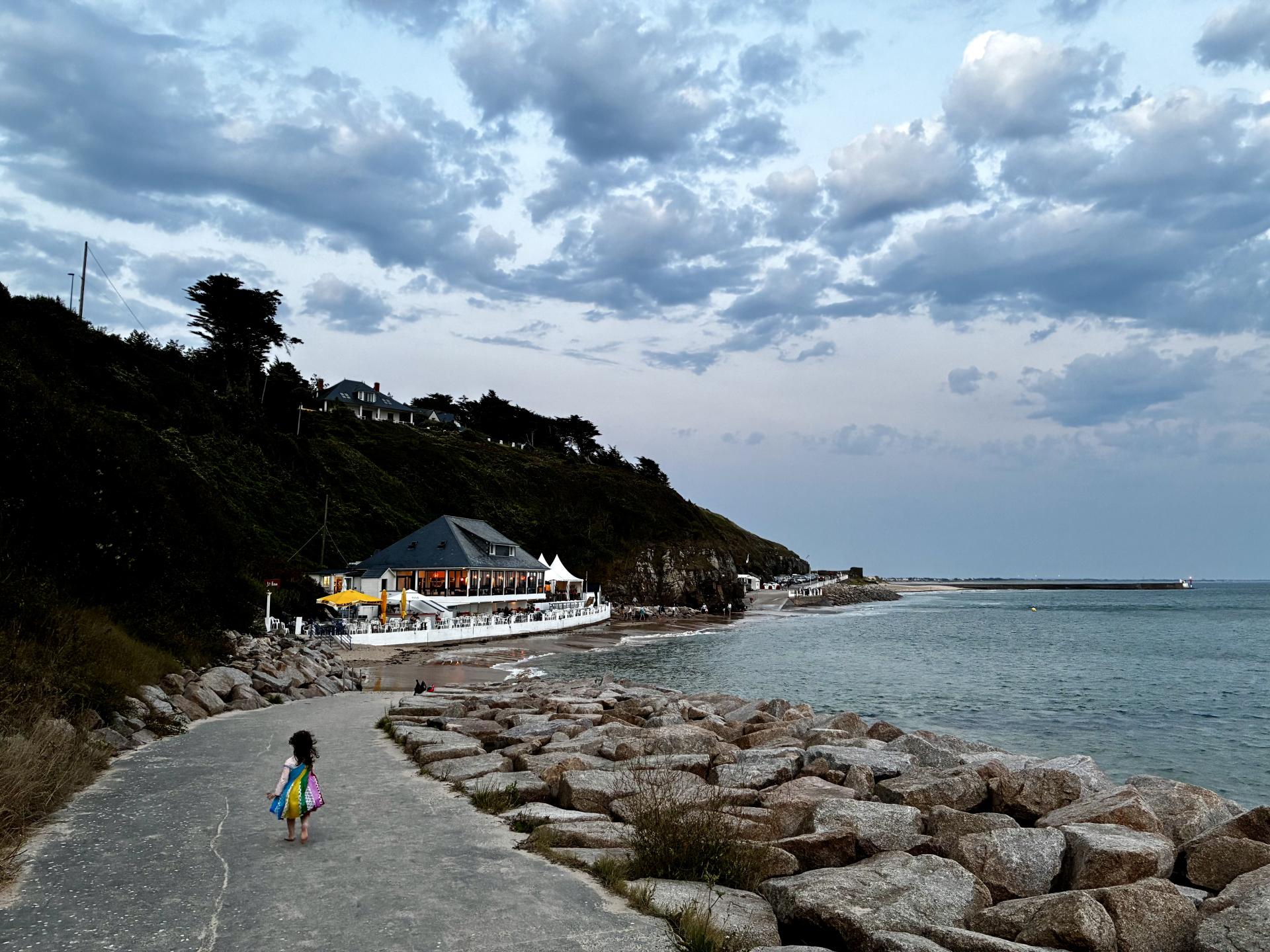 Plage et restaurant de la Potinière à Carteret